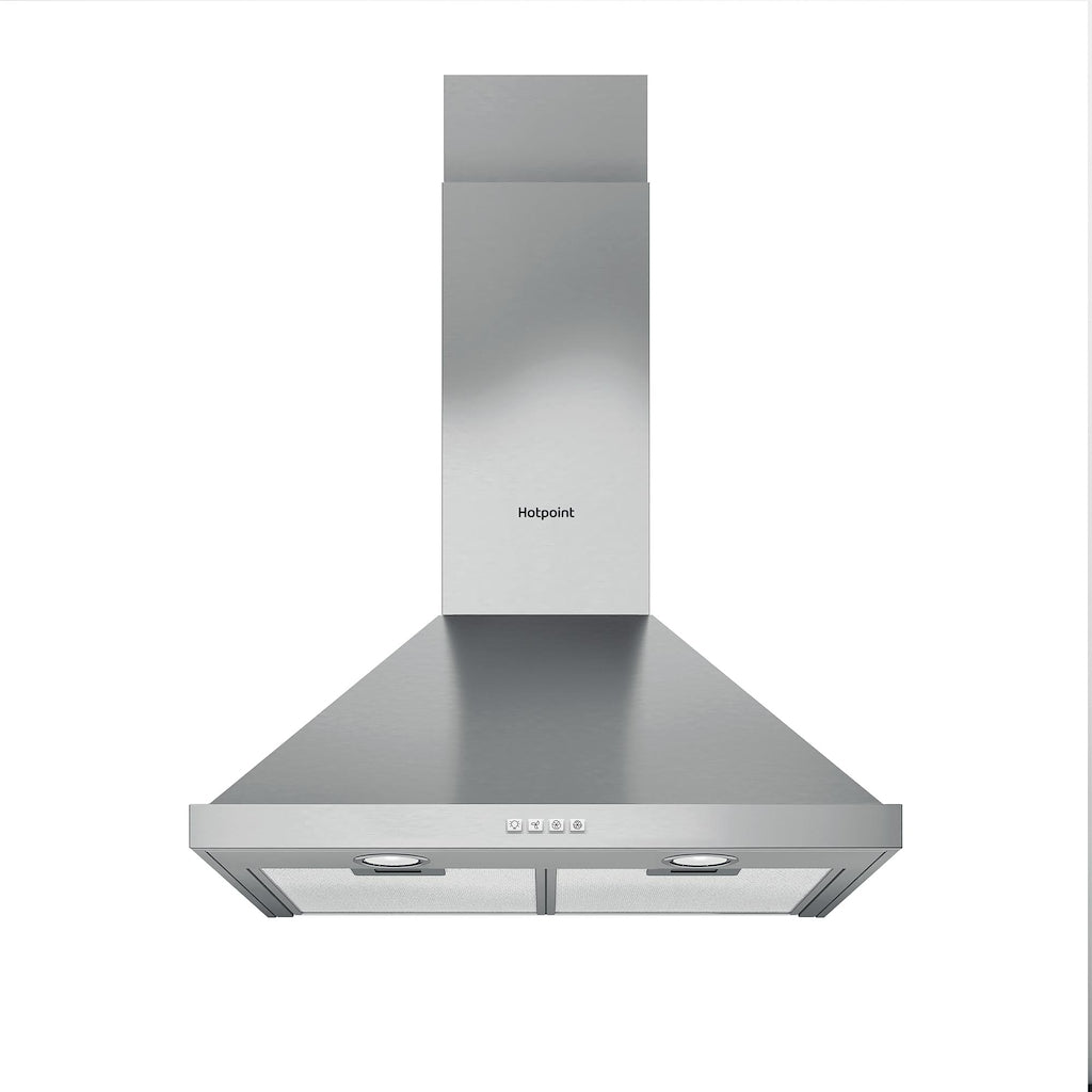 Hotpoint 60cm Chimney Pyramid Cooker Hood