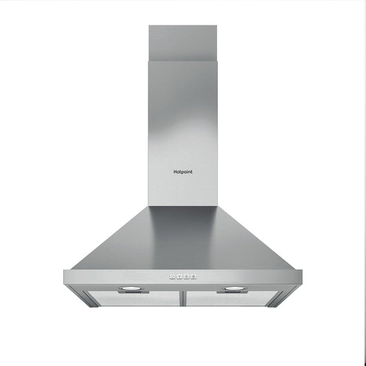 Hotpoint 60cm Chimney Pyramid Cooker Hood