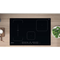 77CM Push&Go Induction Hob - Black - 9 Power Levels - Touch Control With Dualzone and Boost Power