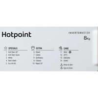 Hotpoint Built-In 8kg 1400rpm Washing Machine with Anti-stain