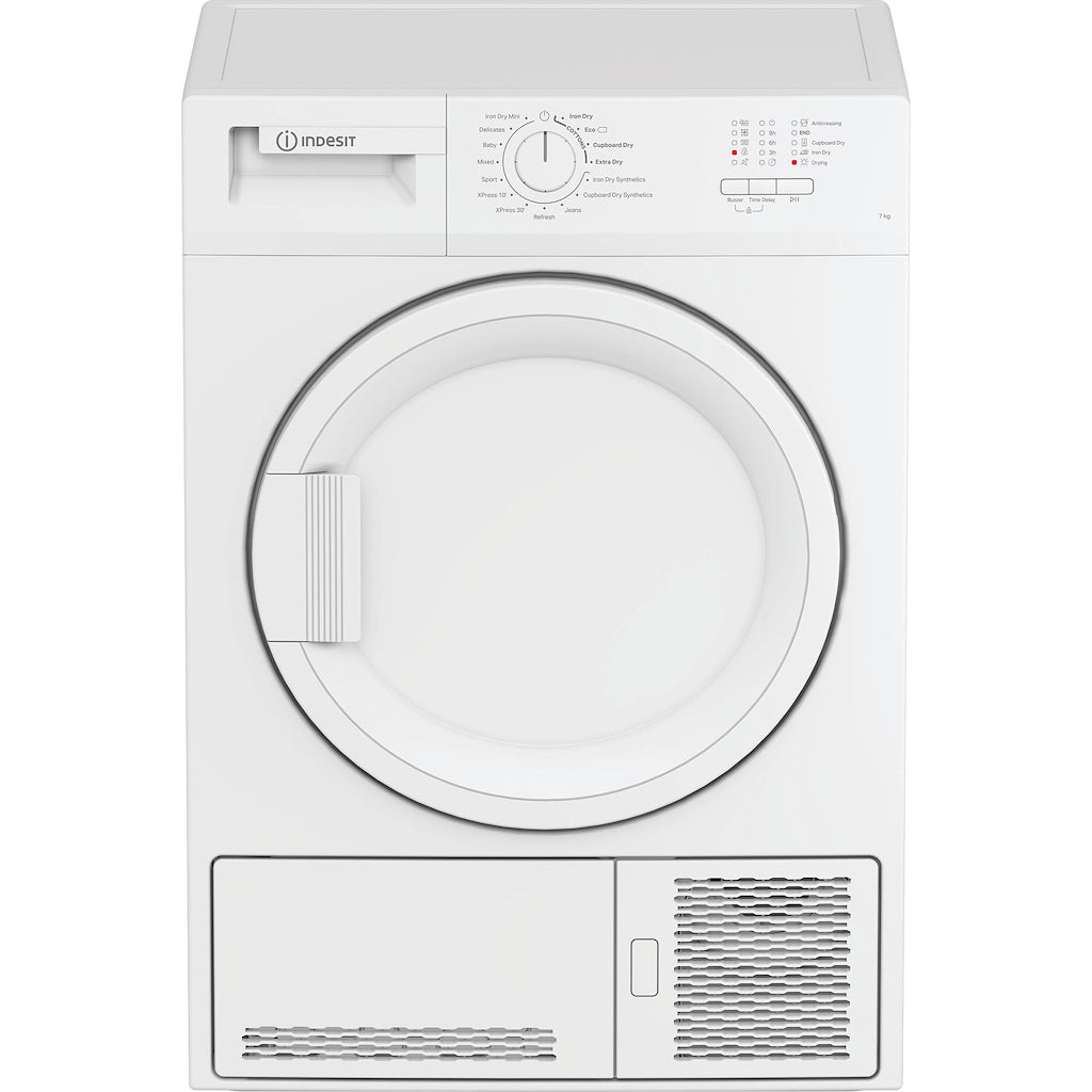 Indesit Dryer CYDC82WWGLUK 8KG Condenser Sensor Dry White 15 cycles