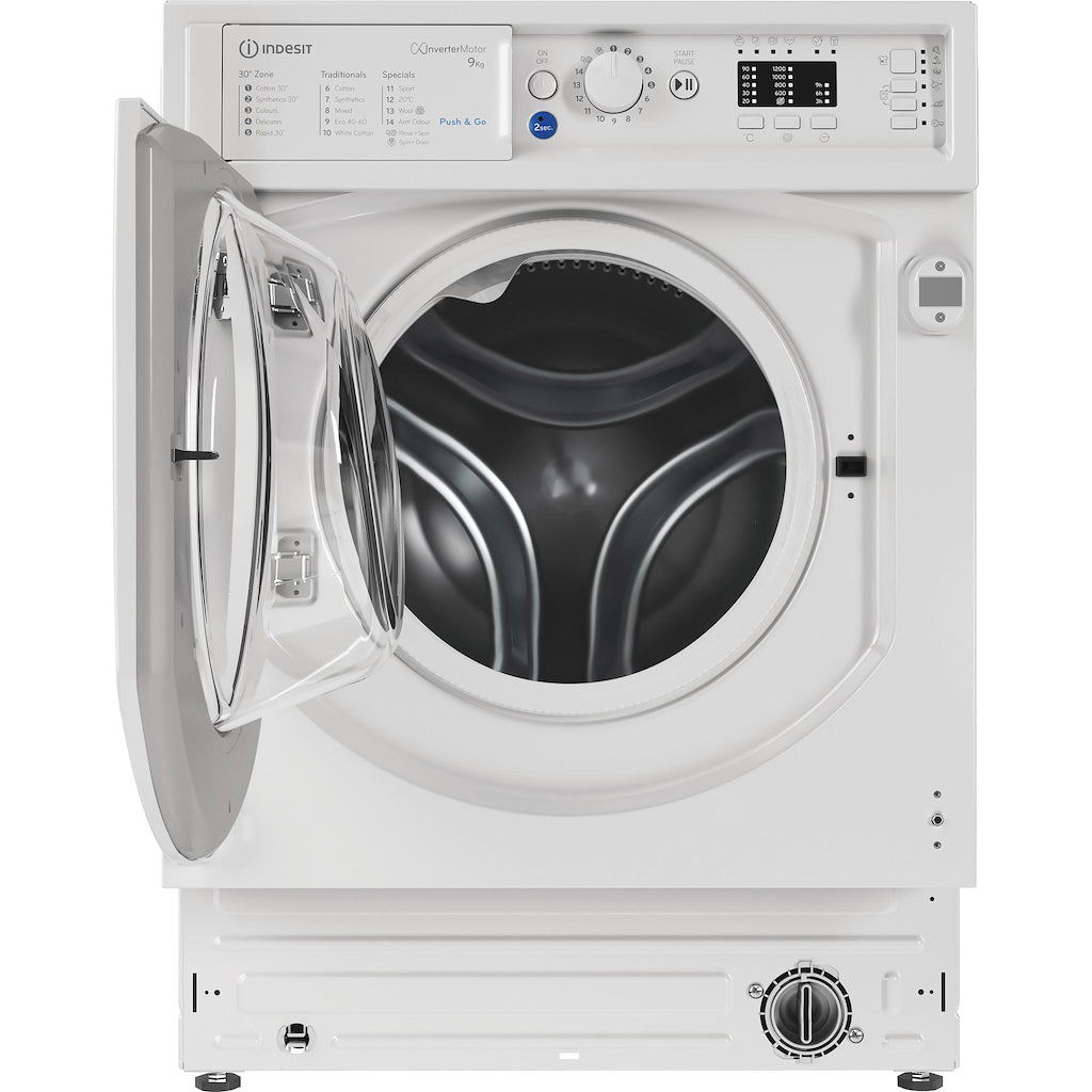 Built in front loading washing machine: 9,0kg - BI WMIL 91485 UK