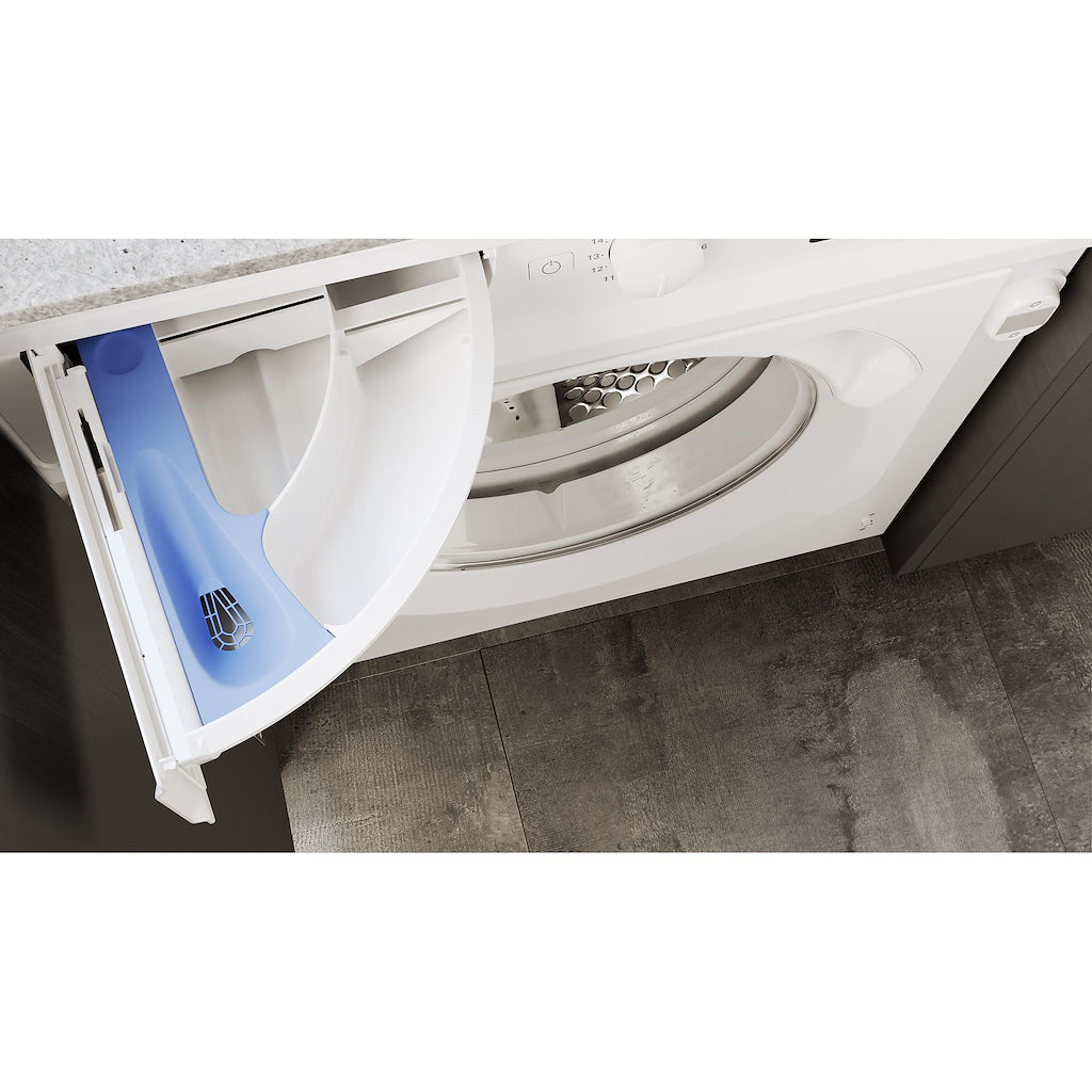Hotpoint Built-In 8kg 1400rpm Washing Machine with Anti-stain