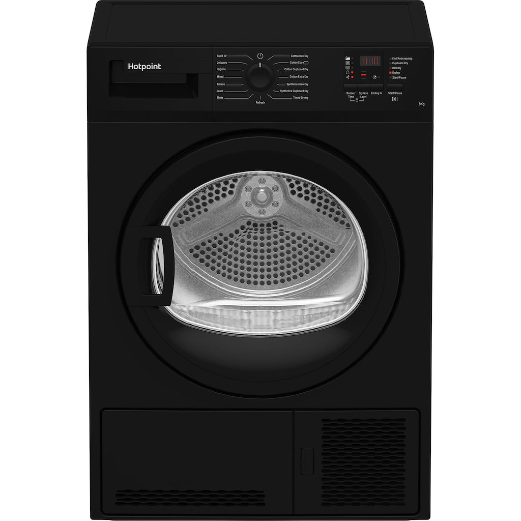 Hotpoint condenser tumble dryer: freestanding, 8,0kg