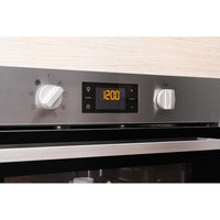 TURN&GO - Single Fan Oven - 66L - Digital Display - Stainless Steel With Click&Clean and Tilting Grill