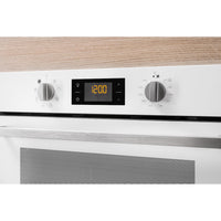TURN&GO - Single Fan Oven - 66L - Digital Display - White With Click&Clean and Tilting Grill
