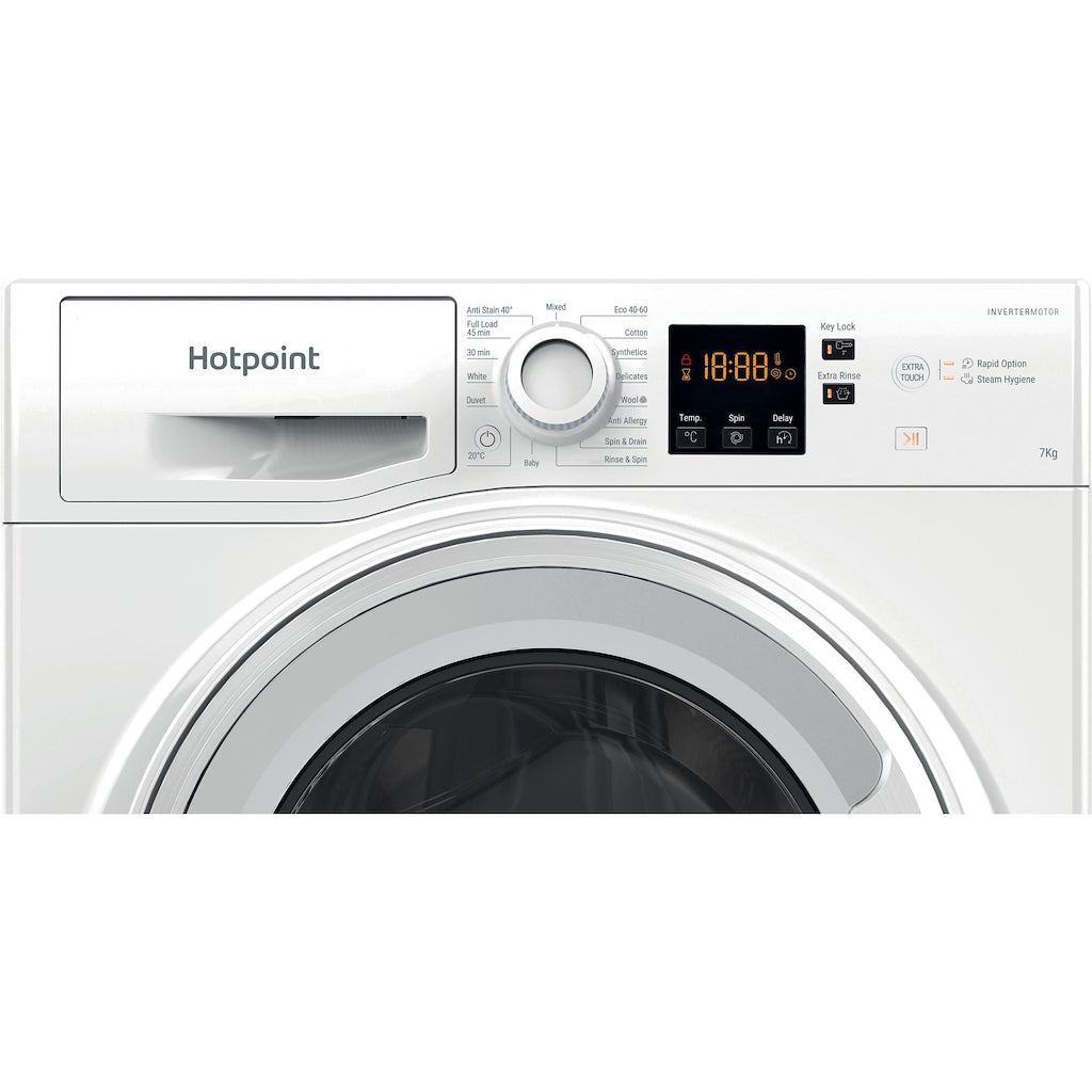 Hotpoint freestanding front loading washing machine
