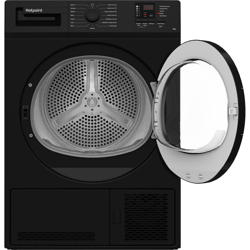 Hotpoint condenser tumble dryer: freestanding, 8,0kg