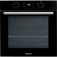 Hotpoint Class 2 MultiFlow Built-In Electric Single Oven - Black - Hydrolytic - A Rated - SA2 540 H BL