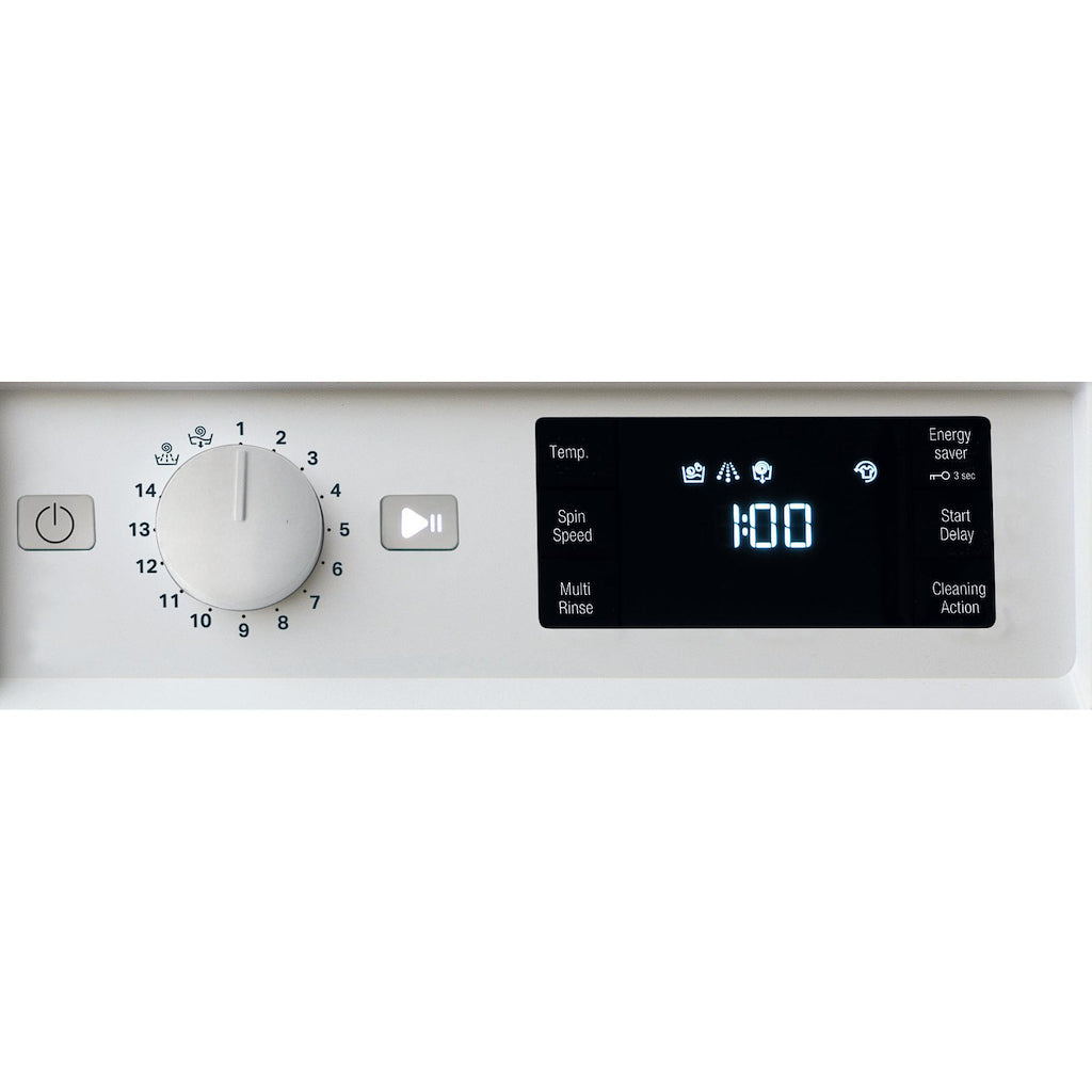 Hotpoint Built-In 8kg 1400rpm Washing Machine with Anti-stain