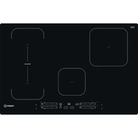 77CM Push&Go Induction Hob - Black - 9 Power Levels - Touch Control With Dualzone and Boost Power