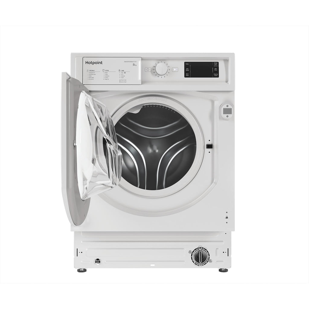 Hotpoint Built-In 8kg 1400rpm Washing Machine with Anti-stain