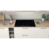 77CM Push&Go Induction Hob - Black - 9 Power Levels - Touch Control With Dualzone and Boost Power