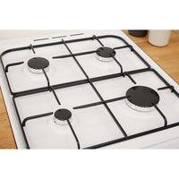 Gas Single Cooker - Coventional Oven - White With Click&Clean and Auto Ignition