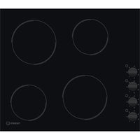 60CM 6 Levels Electric Ceramic Hob - Black - Dial Control - 4 Zones