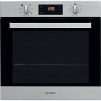 TURN&GO - Single Fan Oven - 66L - Digital Display - Stainless Steel With Click&Clean and Tilting Grill