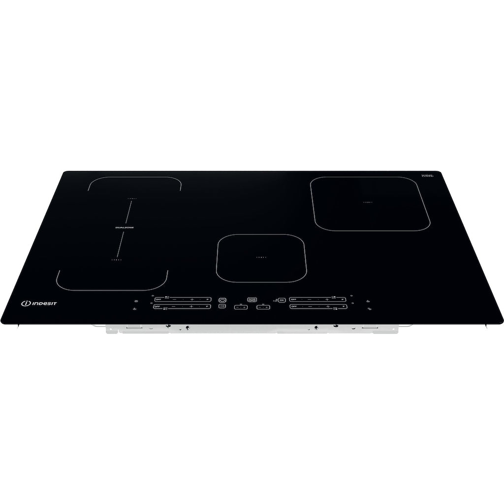 77CM Push&Go Induction Hob - Black - 9 Power Levels - Touch Control With Dualzone and Boost Power
