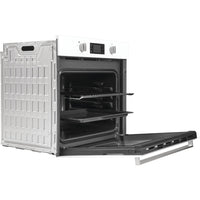 TURN&GO - Single Fan Oven - 66L - Digital Display - White With Click&Clean and Tilting Grill