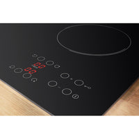 60CM 9 Levels Electric Ceramic Hob - Black - Touch Control - 4 Zones With Residual Heat Indicator and Timer