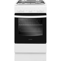 Gas Single Cooker - Coventional Oven - White With Click&Clean and Auto Ignition