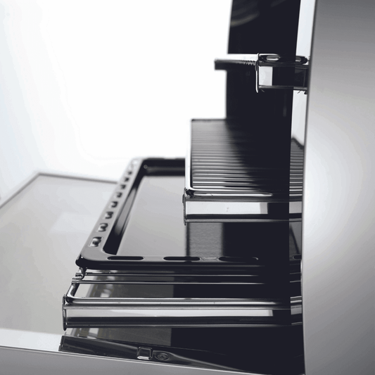 Professional 60 cm Double Oven Dual Fuel Range Cooker - Stainless Steel