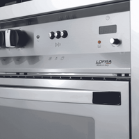 Professional 90 cm 5 - Burner Dual Fuel Range Cooker - Stainless Steel - Lofra Cookers