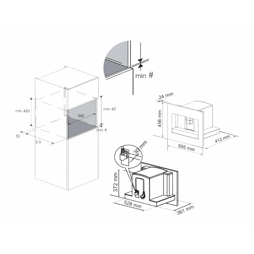 Professional Coffee Machine - Stainless Steel - Lofra Cookers