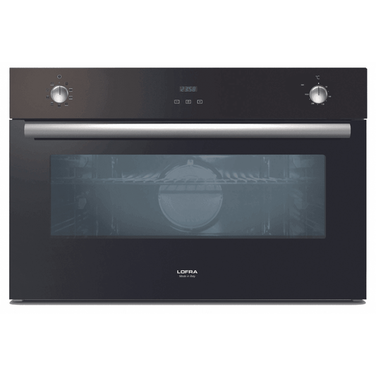 Professional Electric Oven 90 cm - Gaia - Black Glass - Lofra Cookers