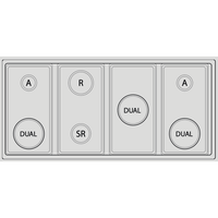 Professional Range Top 120 cm - Stainless Steel - Lofra Cookers