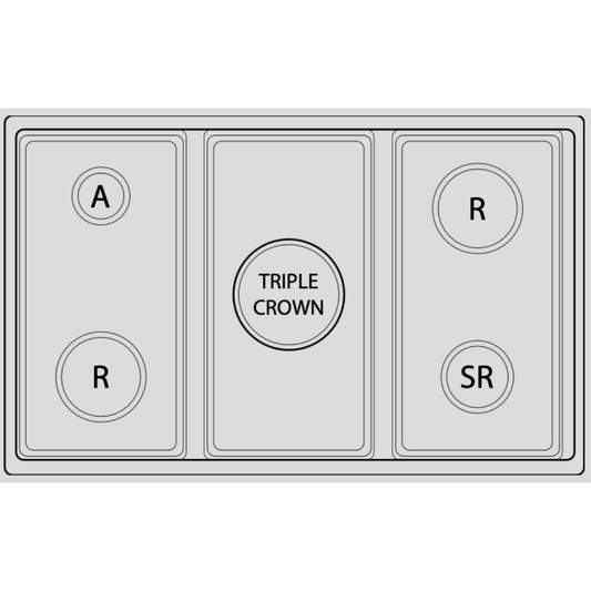 Professional Range Top 90 cm - Stainless Steel