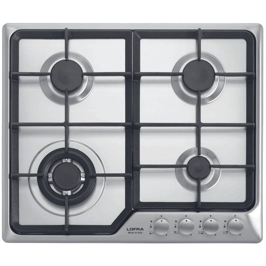Professional Stainless Steel Hob 60 cm - Artes - Stainless Steel with Triple Ring Burner