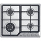 Professional Stainless Steel Hob 60 cm - Artes - Stainless Steel with Triple Ring Burner