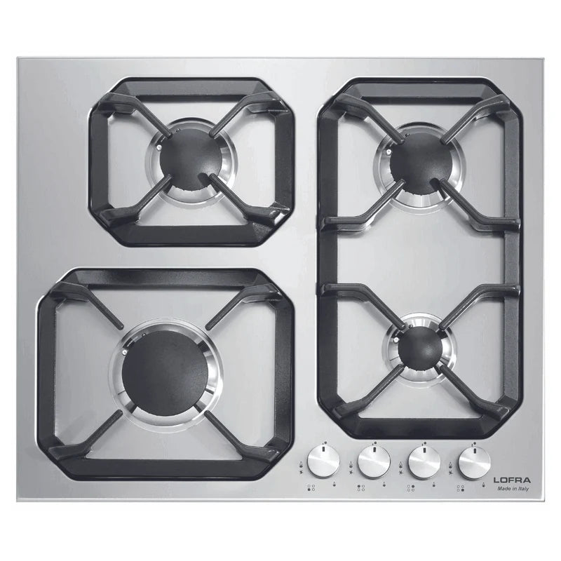 Professional Stainless Steel Hob 60 cm - Urano - Steel