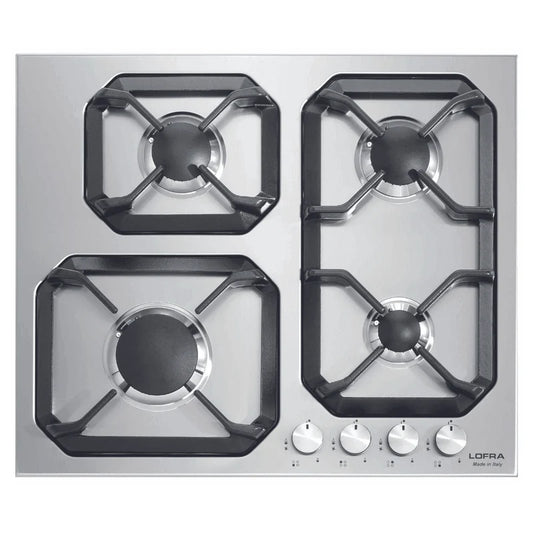 Professional Stainless Steel Hob 60 cm - Urano - Steel