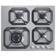 Professional Stainless Steel Hob 60 cm - Urano - Steel with Triple Ring Burner