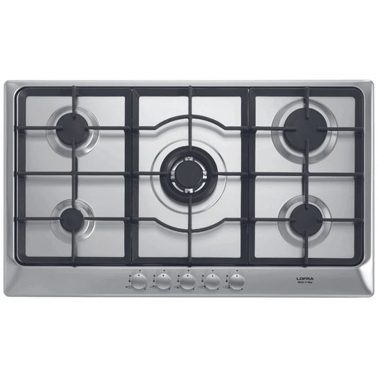 Professional Stainless Steel Hob 90 cm - Artes - Stainless Steel - Triple Ring (Centre)