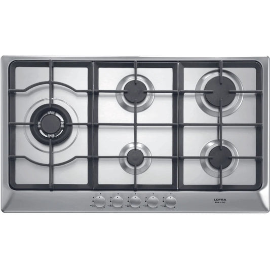 Professional Stainless Steel Hob 90 cm - Artes - Stainless Steel - Triple Ring (Left)