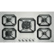 Professional Stainless Steel Hob 90 cm - Nettuno - Steel - Triple Crown Centre