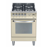 Rainbow 60 cm Gas Range Cooker - Ivory White - Lofra Cookers
