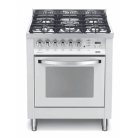 Rainbow 70 cm Gas Range Cooker - Pearl White - Lofra Cookers