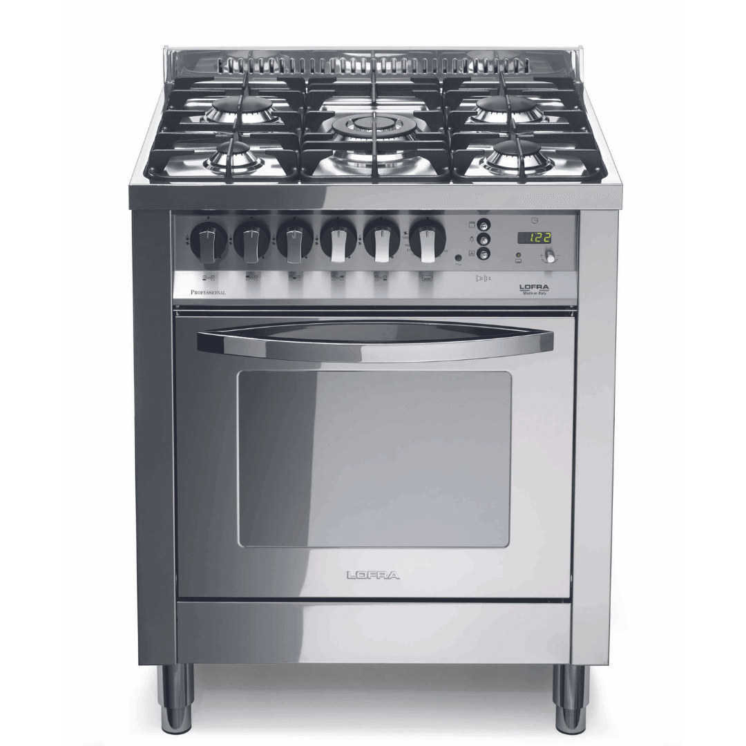 Rainbow 70 cm Gas Range Cooker - Stainless Steel - Lofra Cookers