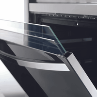 Rainbow 80 cm Dual Fuel Range Cooker - Black Matte - Lofra Cookers