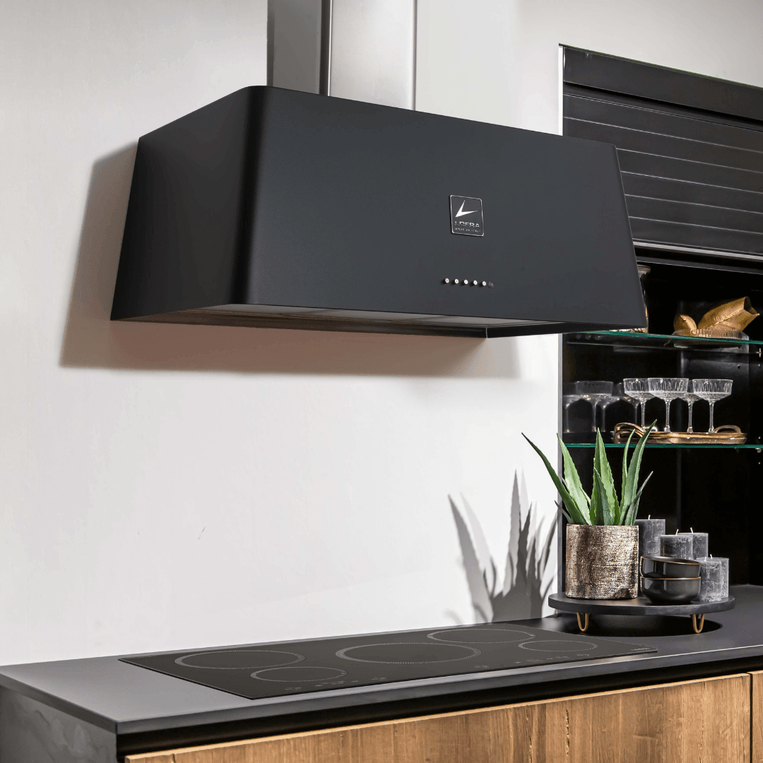 Rainbow Hood 90 cm - Black Matte - Lofra Cookers