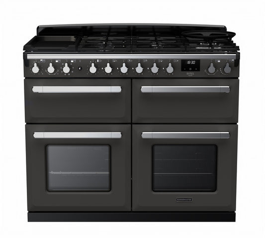 Rangemaster ESDLB110DFPSL/CM1 110CM Dual Fuel Range Cooker