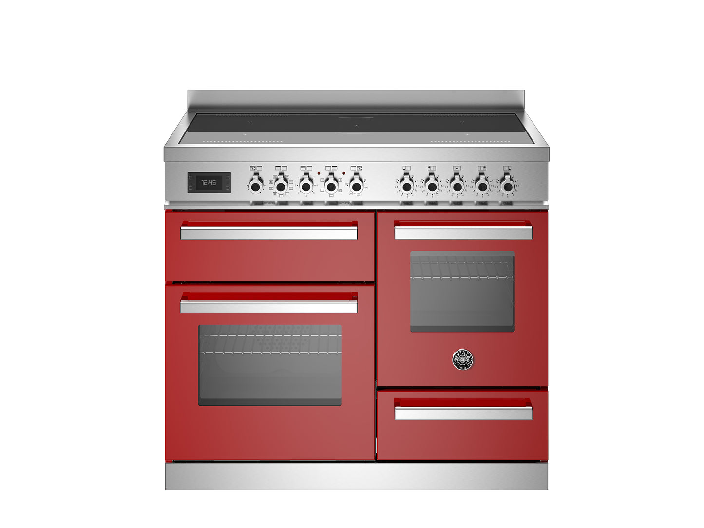 PRO105I3EXT, 100 cm induction top, electric triple oven, Professional Series