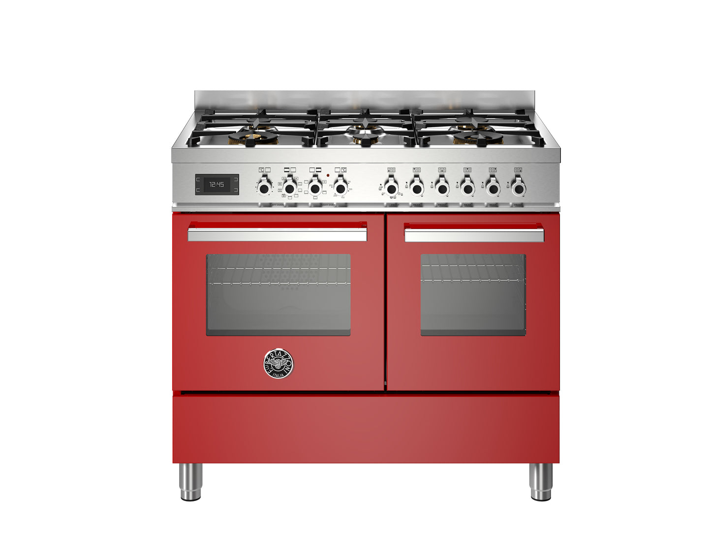 PRO106L2EXT, 100 cm 6-burner, electric double oven, Professional Series