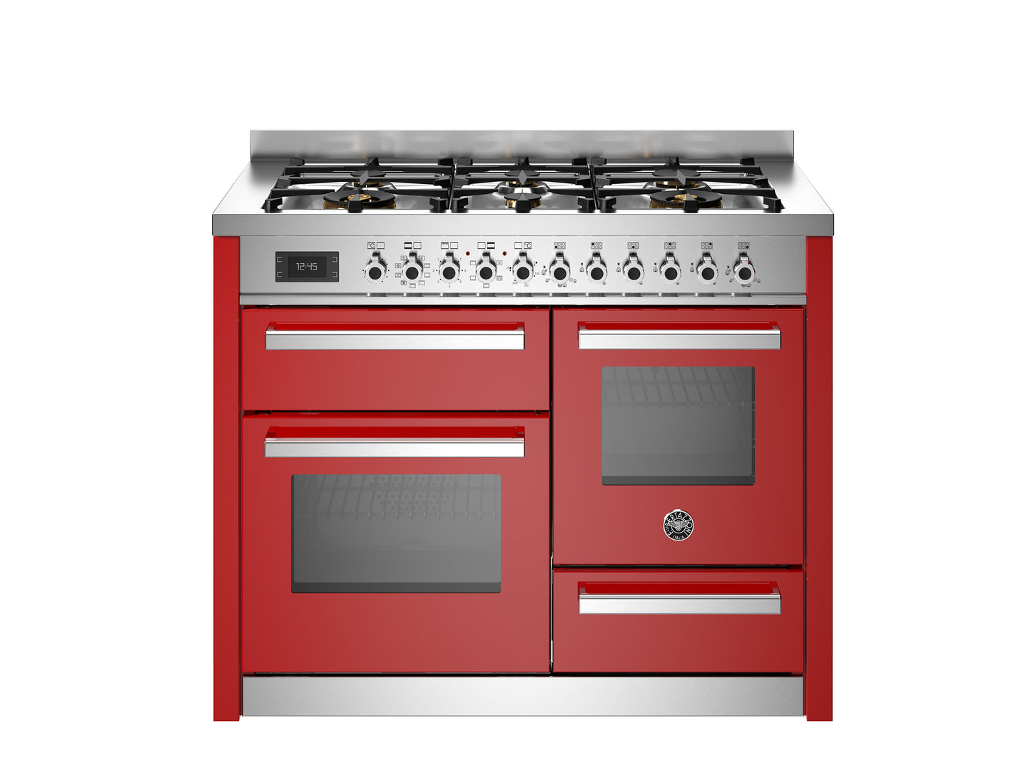 PRO116L3EXT 110 cm 6-burner, electric triple oven, Professional Series