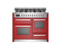PRO116L3EXT 110 cm 6-burner, electric triple oven, Professional Series