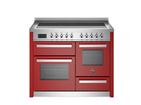 PRO115I3EXT 110 cm induction top, electric triple oven, Professional Series