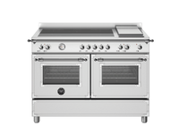 Bertazzoni Heritage Series, 120 cm induction top + griddle, electric double oven